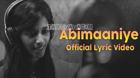 Abimaaniye Song Poster