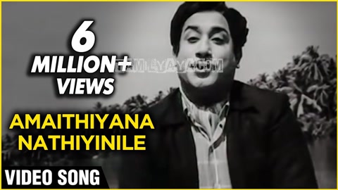 Amaithiyaana Nathiyinile (Sad) Song Poster