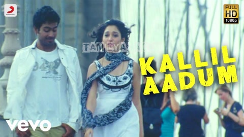 Kallil Aadum Song Poster