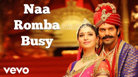 Naa Romba Busy Song Poster