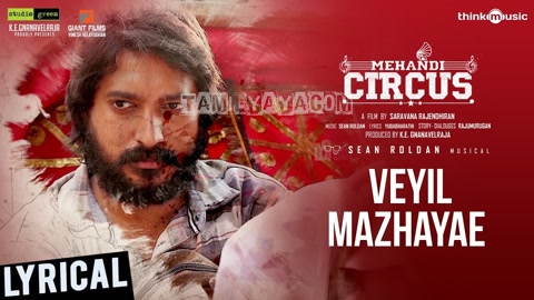 Veyil Mazhayae Song Poster